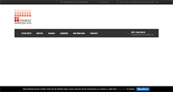 Desktop Screenshot of praesenz-immobilien.de